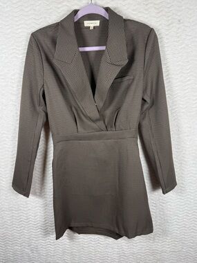 Promesa Brown Houndstooth Blazer Dress. Absolutely stunning 😍